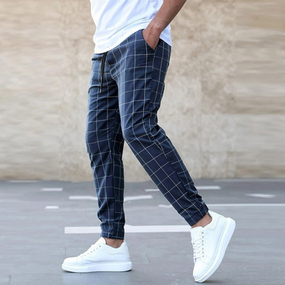 Jamir - Pantalon de jogging à carreaux élégant