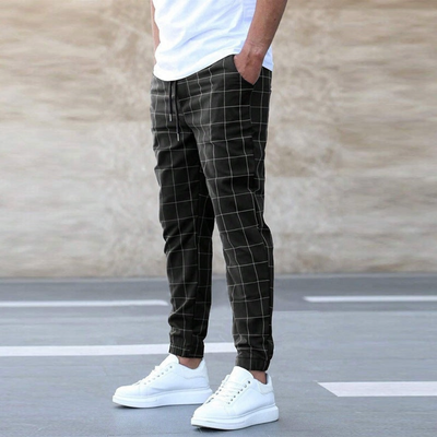 Jamir - Pantalon de jogging à carreaux élégant